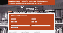 Desktop Screenshot of ferihegyparkolo.com